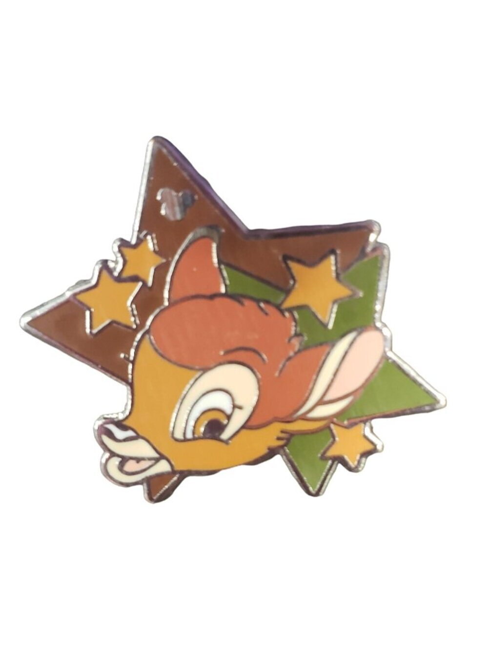 Disney Bambi Deer Trading Pin Hidden Mickey Star Badge Lapel Pin Brooch Jewery